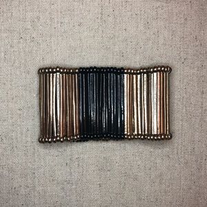 Black & Gold Stretch Bracelet